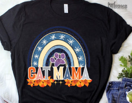 Cat Mama -raimbow paws
