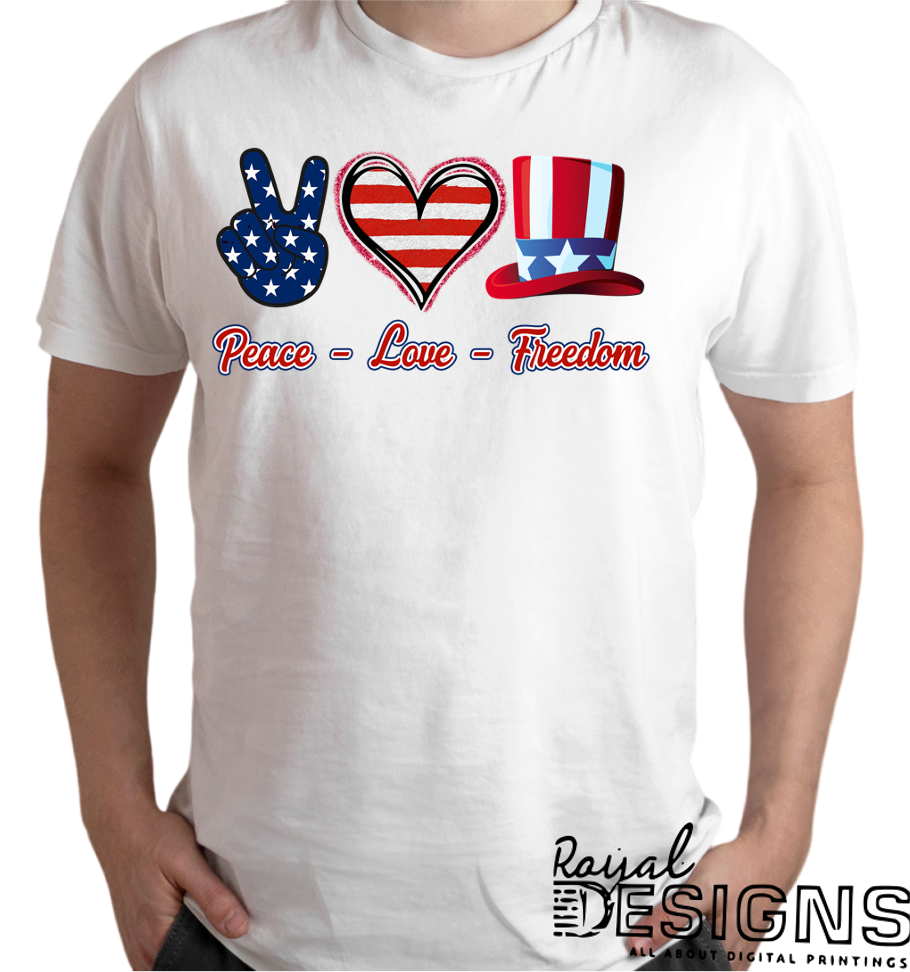 4th of July Man Designs