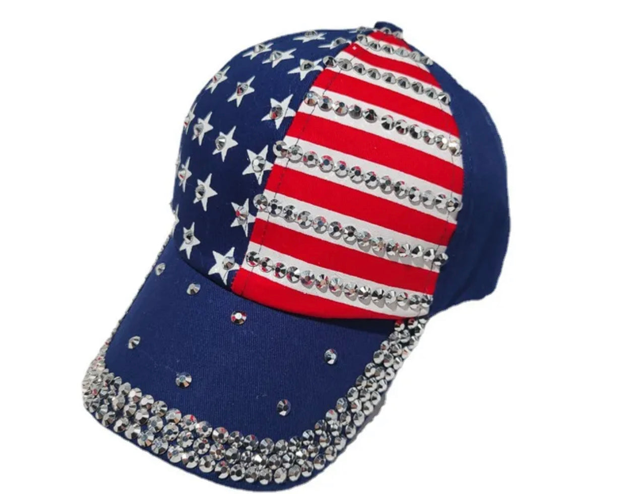 Fashion American Flag Rhinestone | Baseball Cap