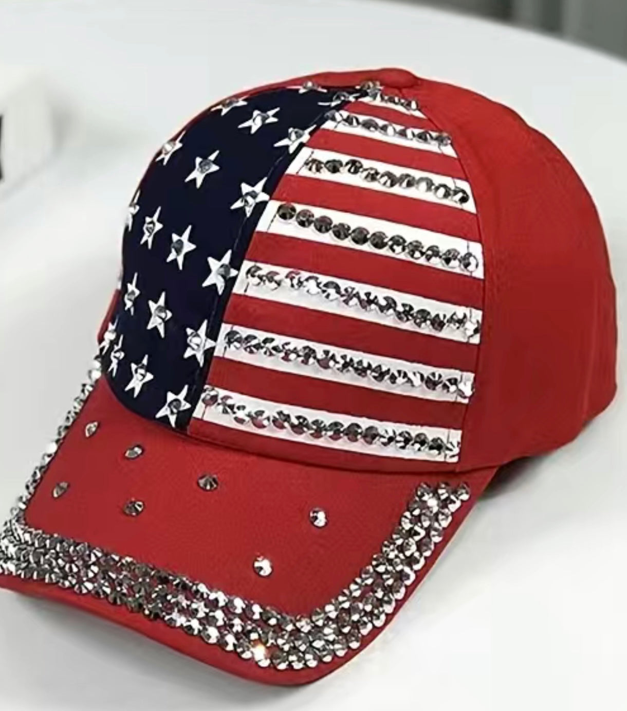Fashion American Flag Rhinestone | Baseball Cap