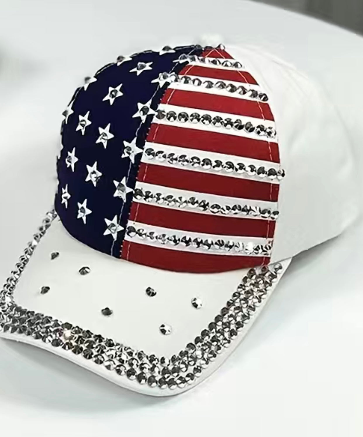Fashion American Flag Rhinestone | Baseball Cap