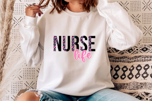 Nurse Life Pink Leopard