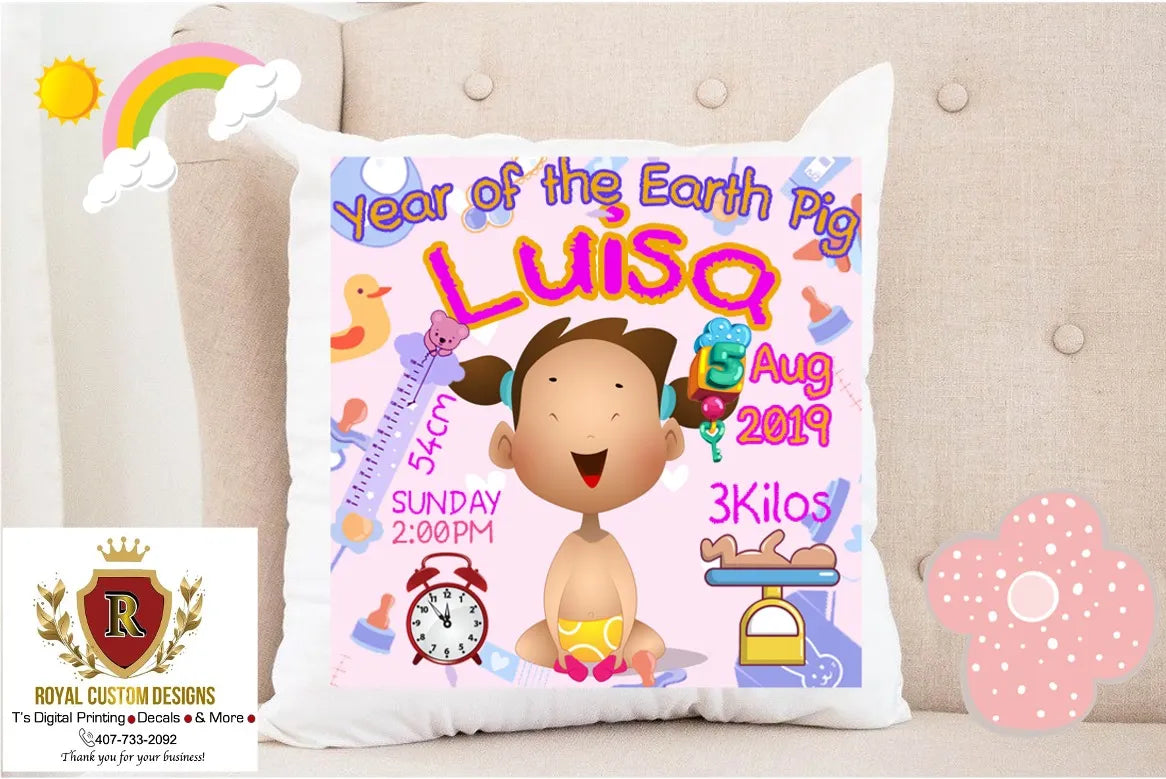 Cushions for baby born | Baby Girl